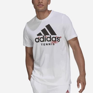 Adidas Tennis Graphic Logo, Padel og tennis T-shirt herrer