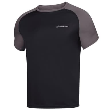 Babolat Play Crew Neck Tee, Padel og tennis T-shirt herrer Sort læder M