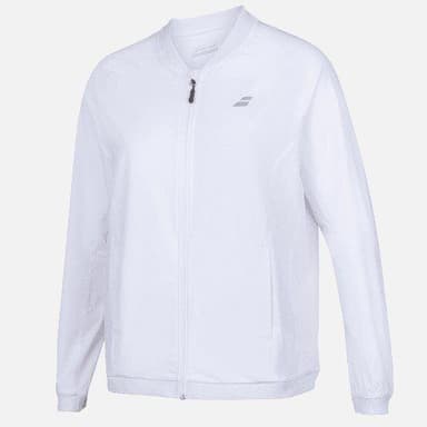 Babolat Play Jacket Women, Padel og tennisjakke dame Vit/Blå M