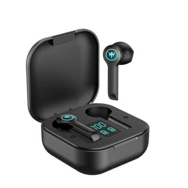 Trådløse øretelefoner Bluetooth 5.1 Sort