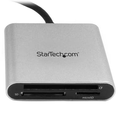 StarTech.com FCREADU3C, Kompakt flash (CF), MMC, MicroSD (TransFlash), MicroSDHC