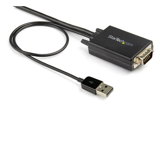 royalty Delvis filosofi StarTech.com VGA2HDMM3M, 3,048 m, USB Type-A + VGA (D-Sub), HDMI Type A  (Standar | Elgiganten