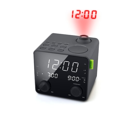 M-189 P Clock Radio FM projection USB-charge