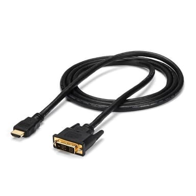 StarTech.com HDMIDVIMM6, 1,8 m, HDMI, DVI-D, Hankoppling, Hankoppling, Rak