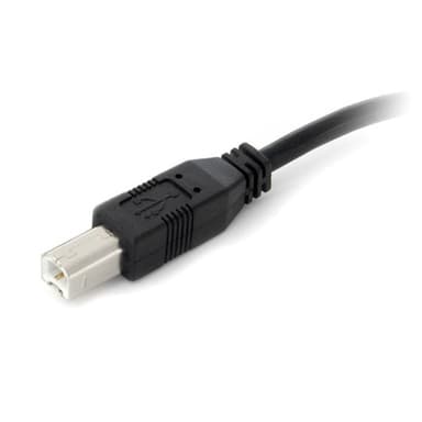 StarTech.com USB2HAB30AC, 9 m, USB A, USB B, USB 2.0, 480 Mbit/s, Sort