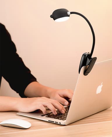 LED-lampe med Bluetooth-højttaler sort