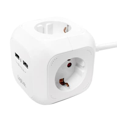 Power Cube stikkontakt med flere grene