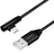 Vinklet USB-C kabel USB 2.0 Max 3A 1m