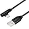 Vinklet USB-C kabel USB 2.0 Max 3A 0,3m
