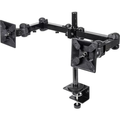 Manhattan 420808 Dobbelt Skærm-bordslag 25,4 cm (10) - 61,0 cm (24) Vippebar, Bevægelig