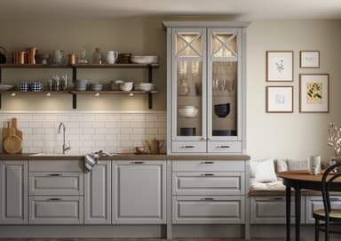 Epoq Heritage skuffepanel til øverste skuffe 100x35 (lysegrå)
