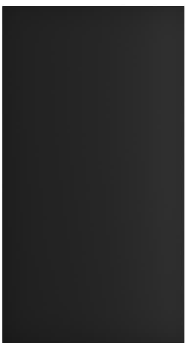 Epoq Pure Matt skabslåge 50x92 til køkken (sort)