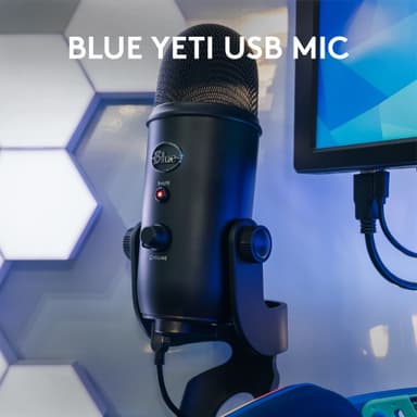 Logitech Blue Yeti streamingsæt til gaming