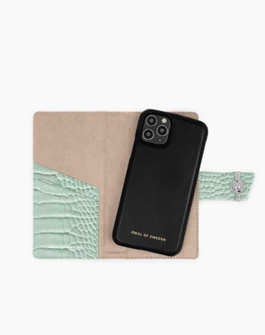 Cora Phone Wallet iPhone 8/7/6/6S/SE Mint Croco