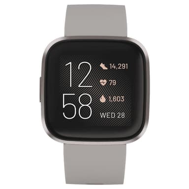 Fitbit Versa 2, Pulsur Stone/Mist Grey