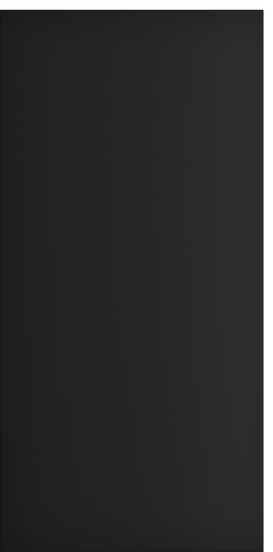 Epoq Pure Matt skabslåge 45x92 til køkken (sort)