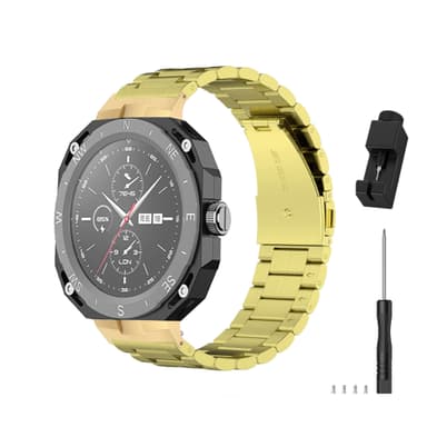 Urrem i rustfrit stål Guld Huawei Watch GT Cyber