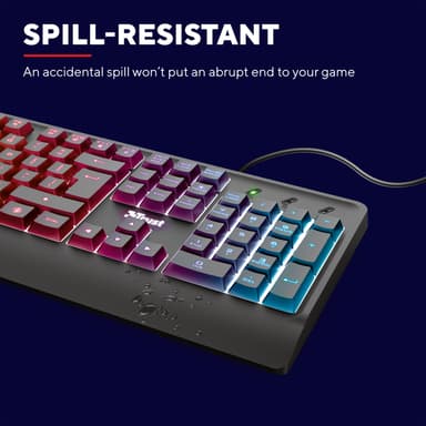 Ziva Gaming tastatur LED Nordic
