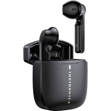Taotronics TT-BH092 In Ear hovedtelefoner Bluetooth® Sort Headset, Lydstyrkeregulering, Touch-styri