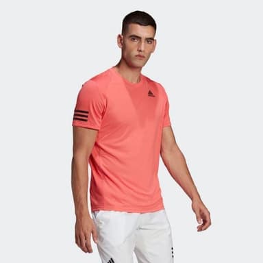 Adidas Club Tennis 3-Stripes Tee, Padel og tennis T-shirt herrer L