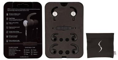 Supra NiTRO-X trådløse in-ear hovedtelefoner (sort)