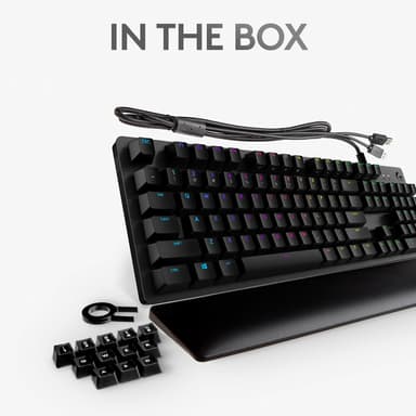 Logitech G513 gaming keyboard (Romer-G linære switches)