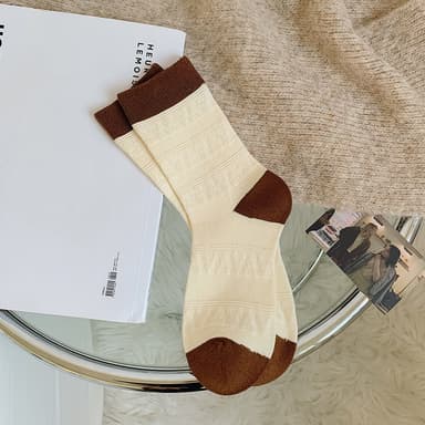 Varme sokker til kvinder 6-par MultiColor