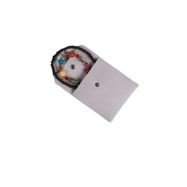 Smykketasker Jewlry Pouches 10-pak Grå 7x7x0.5 cm