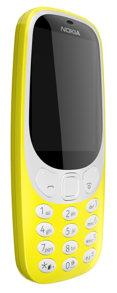 Nokia 3310 - gul - Kun 2G