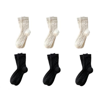 Varme sokker til kvinder 6-par MultiColor