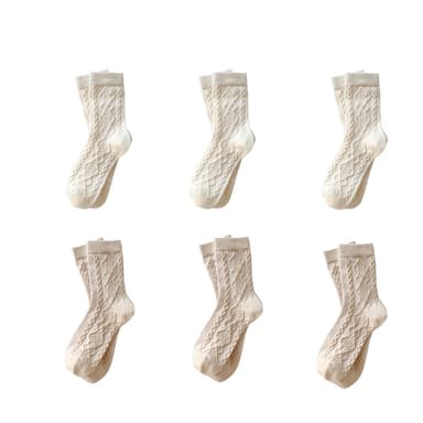 Varme sokker til kvinder 6-par MultiColor