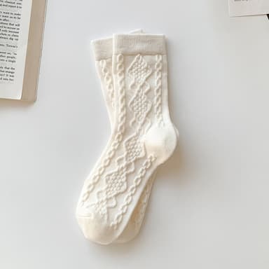 Varme sokker til kvinder 6-par MultiColor