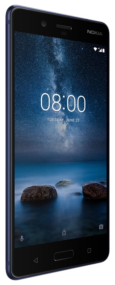 Nokia 8 smartphone (tempered blue)