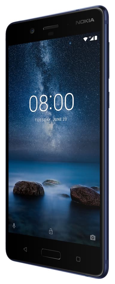 Nokia 8 smartphone (tempered blue)