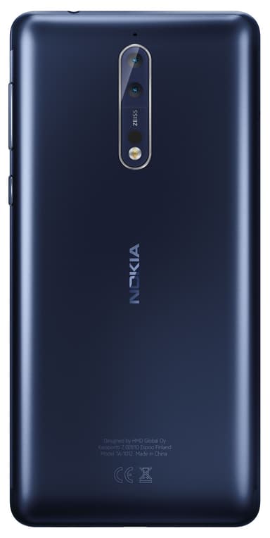 Nokia 8 smartphone (tempered blue)