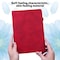 Til iPad 10.9 (2022) Tabletetui Cover Blomsterprægning - Rød