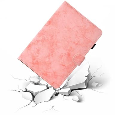 Til iPad 10.9 (2022) Tabletetui, omslagsstofstruktur - lyserød
