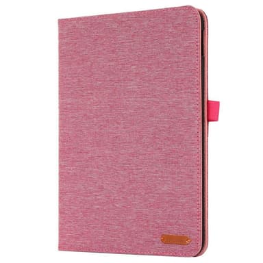 Til iPad 10.9 (2022) Tabletetui, omslagsstofstruktur - lyserød