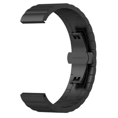 INF Urarmbånd i rustfrit stål Sort 1.6 cm Keep B4, Huawei Watch Fit mini, Huawei Band B6, B3, TIMEX TW2T35400, TW2T35900