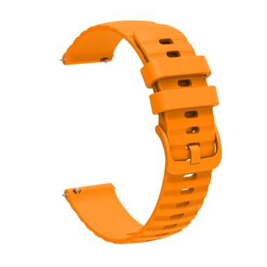 INF Urrem silikone Orange 20 mm Samsung Galaxy Watch 5/4 40mm 44mm/Gear Sport, Huawei Watch GT3 42 mm, Honor Watch SE, Huami Amazfit GTS 3,Garmin Forerunner 158/55/245/645/Venu Sq