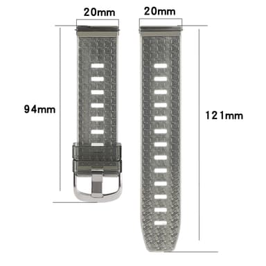 Ur armbånd hvid 20 mm Samsung Galaxy Watch 5