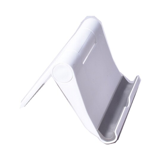 Skrivebord Foldbart Tablet Mobiltelefon Stand hvid
