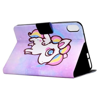 Til iPad 10.9 (2022) Tabletetui Cover Foldbart stativ - Farverig pony