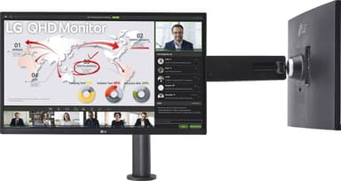 LG 27QP88D QHD 27” Ergo Dual monitor