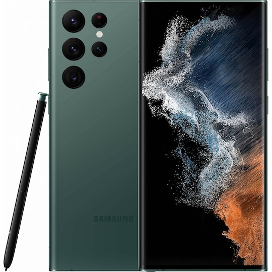 Samsung Galaxy S22 Ultra 5G smartphone, 12/512GB (grøn)
