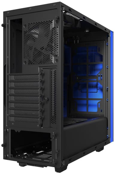 NZXT S340 PC-kabinet - sort/blå