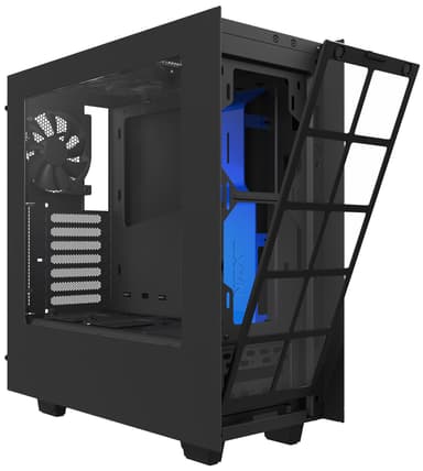 NZXT S340 PC-kabinet - sort/blå