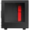 NZXT S340 PC-kabinet - sort/rød