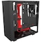 NZXT S340 Elite PC-kabinet - mat sort/rød