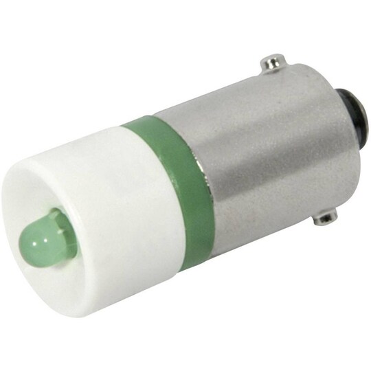 CML LED-signallampe BA9s Grøn 24 V/DC, 24 V/AC 2250 mcd